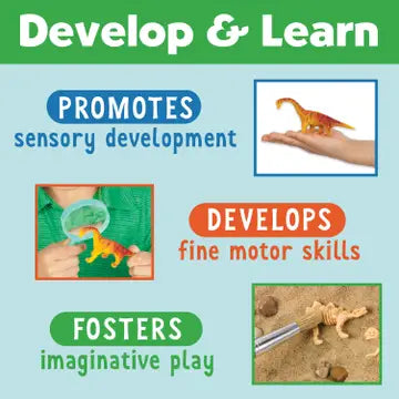 Sensory Bin Dinosaur Dig Activity Bin For Kids