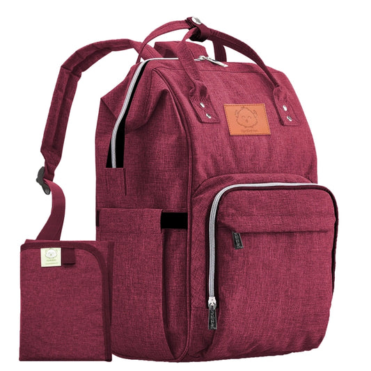 Original Diaper Bag Backpack with Changing Pad - Wine Red