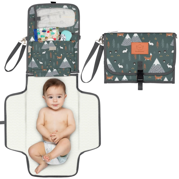 Ezee Portable Diaper Changing Pad, Foldable Changing Mat