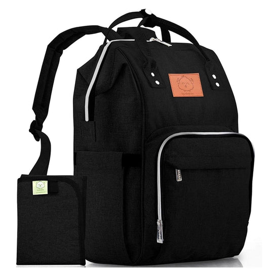 Original Diaper Bag Backpack with Changing Pad - Trendy Black